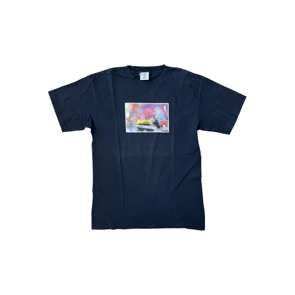 Futura Painting T-Shirt Mens XL Black Good 90s Tabatha Tag Graphic Tee